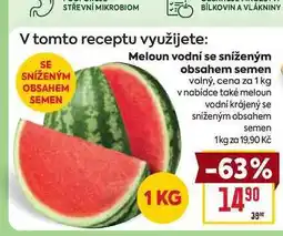 Billa Meloun vodní se sníženým obsahem semen volný, cena za nabídka