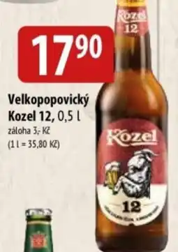 Bala Velkopopovický Kozel 12 nabídka