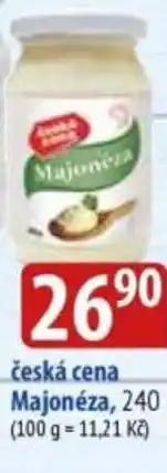 Bala Česká cena Majonéza nabídka