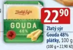 Bala Zlatý sýr Gouda 48% plátky nabídka