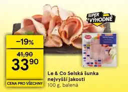 Tesco Le & Co Selská šunka nejvyšší jakosti nabídka