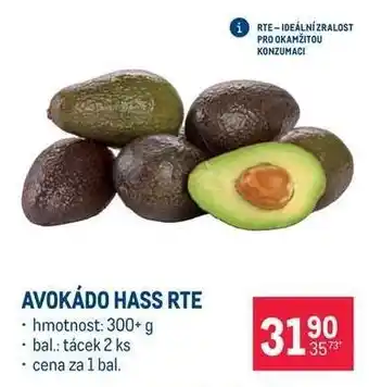 AVOKÁDO HASS RTE