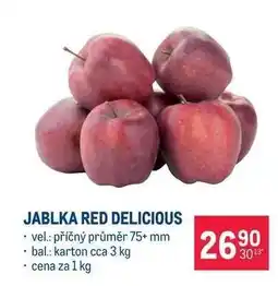 Makro Jablka Red Delicious nabídka
