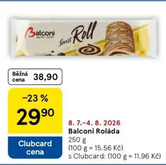 Tesco Balconi Roláda nabídka