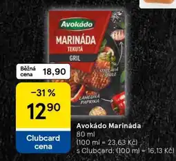 Tesco AVOKÁDO Marináda nabídka