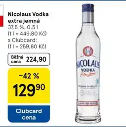 Tesco Nicolaus Vodka Extra jemná nabídka