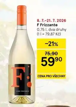 Tesco F FRIZZANTE nabídka