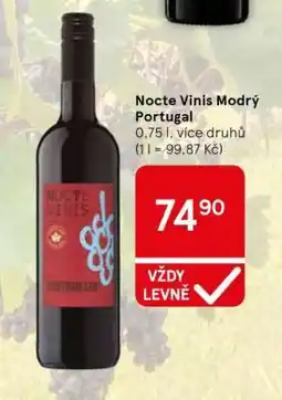 Tesco Nocte Vinis Modrý Portugal nabídka
