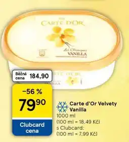 Tesco Carte d'Or Velvety Vanilla nabídka