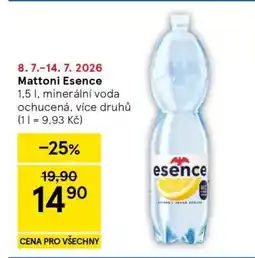Tesco Mattoni esence nabídka