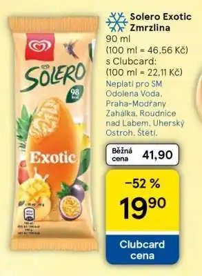 Tesco Solero Exotic Zmrzlina nabídka