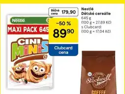 Tesco Nestlé Dětské cereálie nabídka