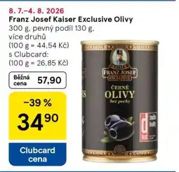 Tesco Franz Josef Kaiser Exclusive Olivy nabídka