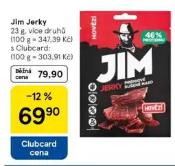 Tesco Jim Jerky nabídka