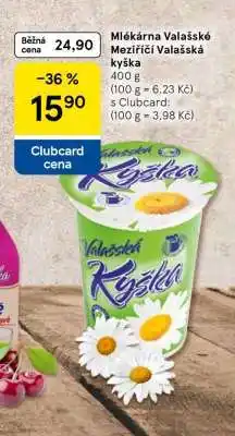 Tesco Mlékárna Valašské Meziříčí Valašská kyška nabídka