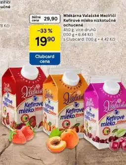 Tesco Mlékárna Valašské Meziříčí Kefírové mléko nízkotučné ochucené nabídka