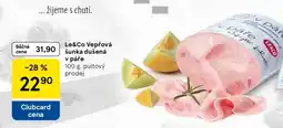 Tesco Le&Co Vepřová šunka dušená v páře nabídka