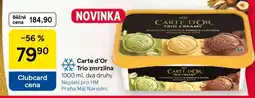 Tesco Carte d'Or Trio zmrzlina nabídka