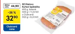 Tesco DZ Klatovy Kuřecí špekáčky nabídka