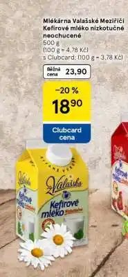 Tesco Mlékárna Valašské Meziříčí Kefírové mléko nízkotučné neochucené nabídka