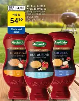 Tesco Avokádo Omáčka nabídka