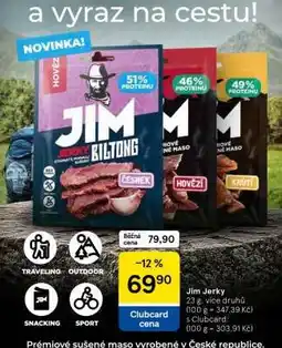Tesco Jim Jerky nabídka