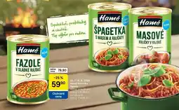 Tesco Hamé Fazole v sladké rajské nabídka