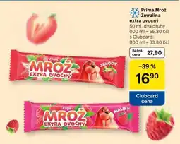 Tesco Prima Mrož Zmrzlina extra ovocný nabídka