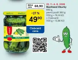 Tesco MACHLAND Okurky nabídka