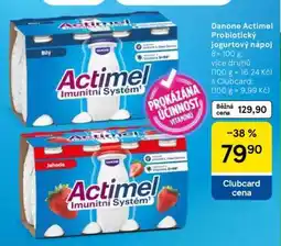 Tesco Danone Actimel Probiotický jogurtový nápoj nabídka