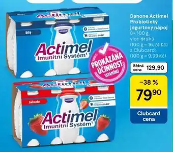 Tesco Danone Actimel Probiotický jogurtový nápoj nabídka