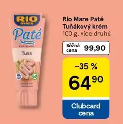 Tesco Rio Mare Paté Tuňákový krém nabídka