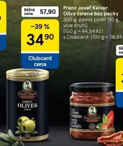 Tesco Franz Josef Kaiser Olivy zelené bez pecky nabídka