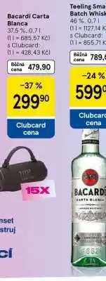 Tesco Bacardí Carta Blanca nabídka