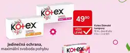 Tesco Kotex Dámské tampony nabídka