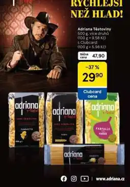 Tesco Adriana těstoviny nabídka