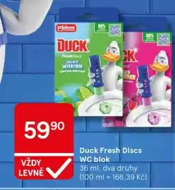 Tesco Duck Fresh Discs WC blok nabídka