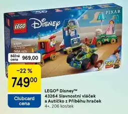 Tesco LEGO Disney 43264 Slavnostní vláček a Autíčko z Příběhu hraček nabídka