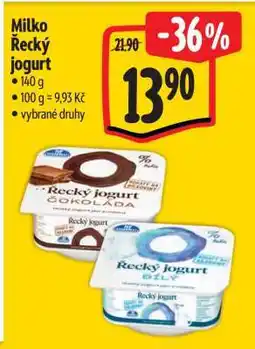 Albert Milko Řecký jogurt nabídka
