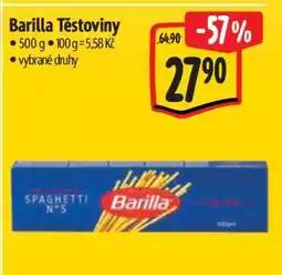 Albert Barilla těstoviny nabídka