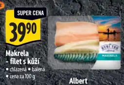Albert Makrela − filet s kůží nabídka
