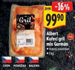 Albert Albert Kuřecí GRIL MIX Gurmán nabídka