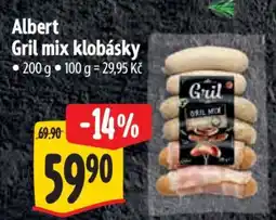 Albert Albert Gril mix klobásky nabídka