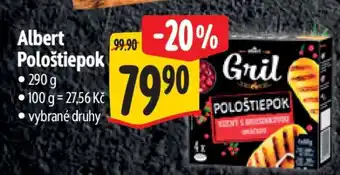 Albert Albert Pološtiepok nabídka