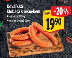 Albert Kovářská klobása s česnekem nabídka