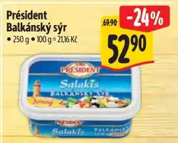 Albert Président Balkánský sýr nabídka