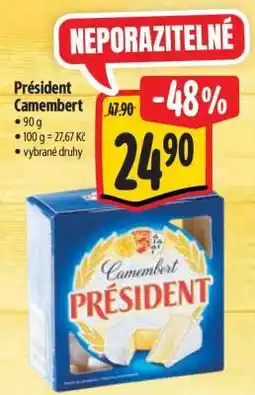 Albert Président camembert nabídka