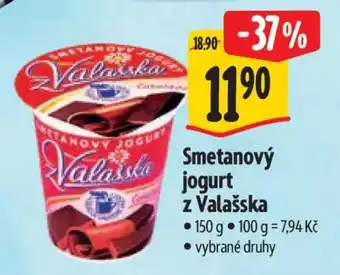 Albert Smetanový jogurt z Valašska nabídka