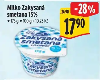 Albert Milko Zakysaná smetana 15% nabídka