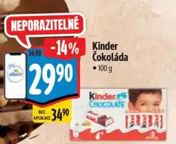 Albert Kinder čokoláda nabídka